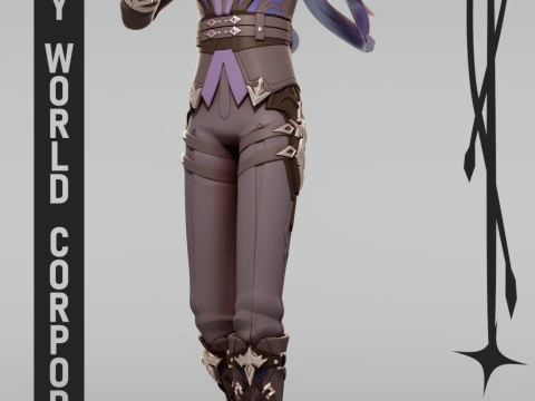 Flins Genshin Impact 3D Print Model