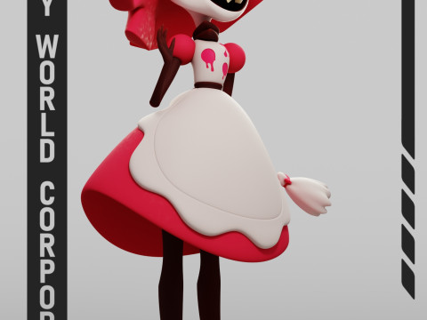 Niffty Hazbin Hotel 3D Baskı Modeli
