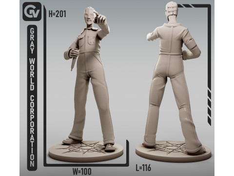 Corey Taylor Slipknot 3D Baskı Modeli