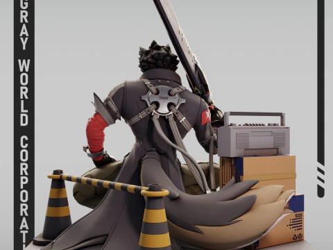 Komano Manato 1 Zenless Zone Zero 3D Print Model