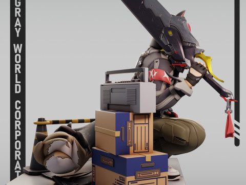 Komano Manato 1 Zenless Zone Zero 3D Print Model