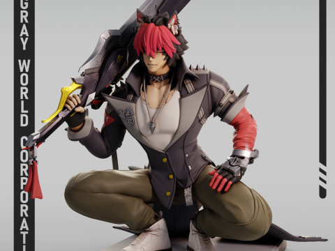 Komano Manato 1 Zenless Zone Zero 3D Print Model