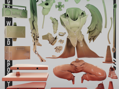 Komano Manato 1 Zenless Zone Zero 3D Print Model