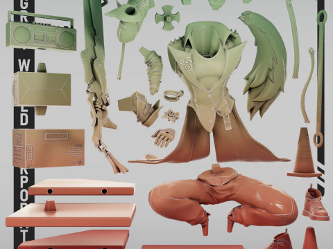 Komano Manato 1 Zenless Zone Zero 3D Print Model