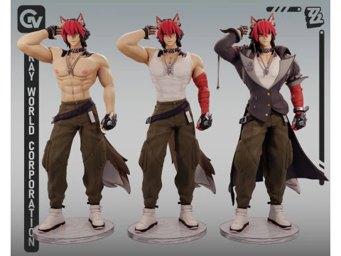 Komano Manato 2 Zona Zenless Zero Modelo de Impressão 3D