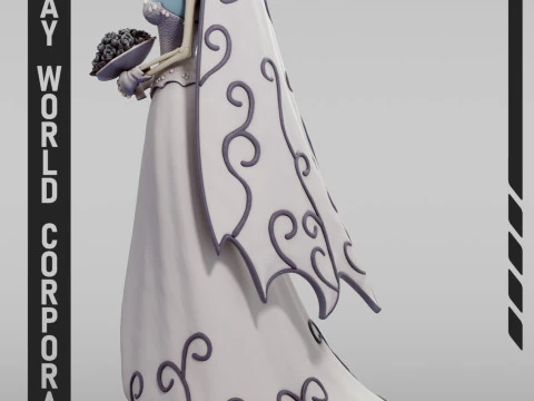 Emily Corpse Bride 3D Print Model