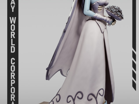 Emily Corpse Bride 3D Принт Модель