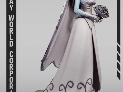 Emily Corpse Bride 3D Print Model