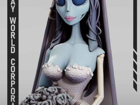 Emily Corpse Bride 3D Принт Модель