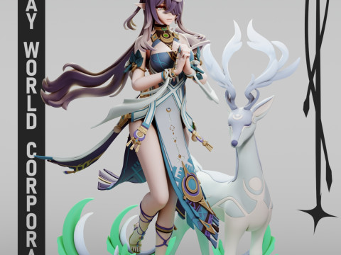 Lauma Genshin-impact 3D printmodel