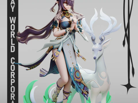 라우마 겐신 임팩트 3D 프린트 모델