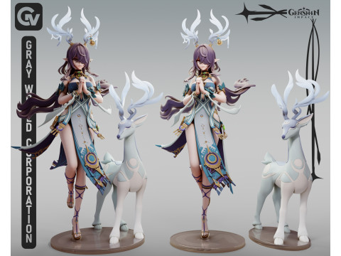 Lauma Genshin Impact 3D Druckmodell