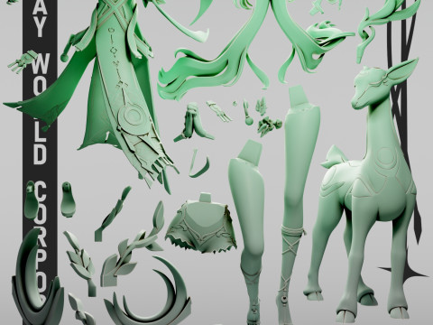 Lauma Genshin Impact 3D Druckmodell