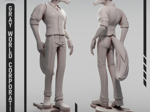 Legoshi Beastars 3D Print Model