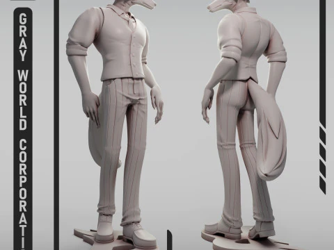 Legoshi Beastars 3D Print Model
