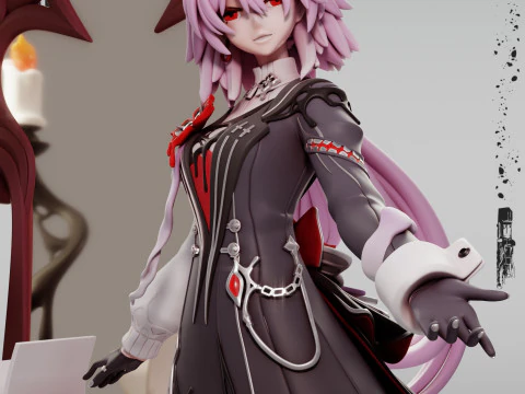 Evernight Honkai Star Rail Modello di stampa 3D