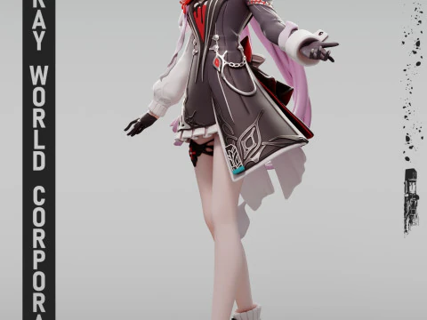 Evernight Honkai Star Rail Modello di stampa 3D