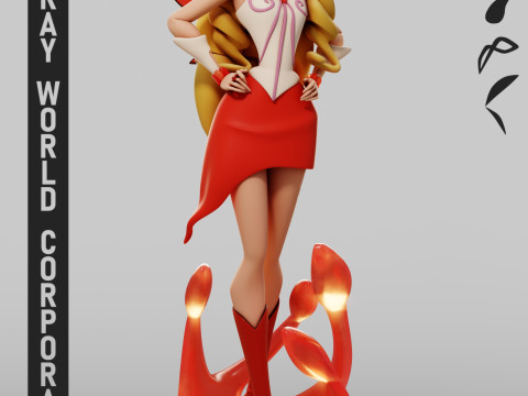 Diaspro Forme Fée Winx Club Modèles 3D en vedette