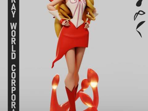 Diaspro Fairy Form Winx Club 3D Print Model