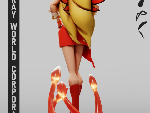 Diaspro Fairy Form Winx Club 3D Print Model