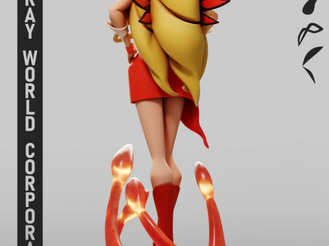 Diaspro Fairy Form Winx Club 3D Print Model