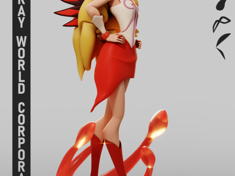 Diaspro Fairy Form Winx Club 3D Print Model