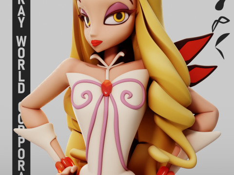 Diaspro Fairy Form Winx Club 3D Print Model