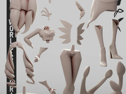 Diaspro Fairy Form Winx Club 3D Print Model