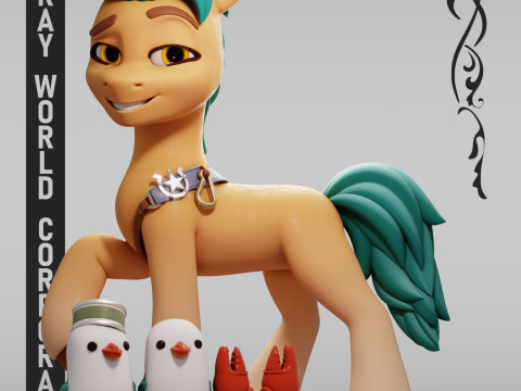 Hitch Trailblazer Mój mały kucyk Model do druku 3D