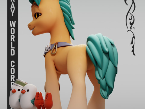 हिच ट्रेलब्लेज़र माई लिटिल पोनी 3D प्रिंट मॉडल