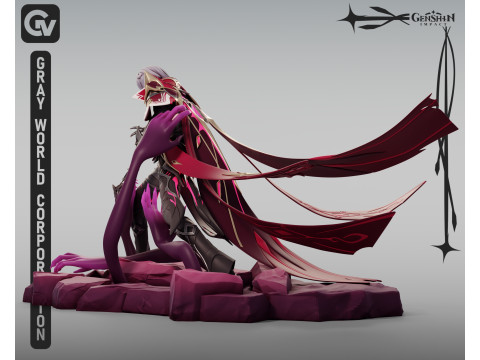 Rerir Genshin Etkisi 3D Baskı Modeli