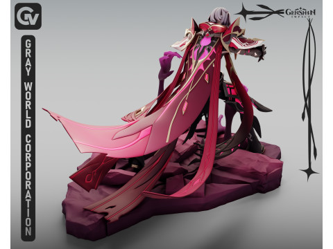 Rerir Genshin Etkisi 3D Baskı Modeli