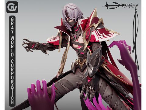 Rerir Genshin Etkisi 3D Baskı Modeli