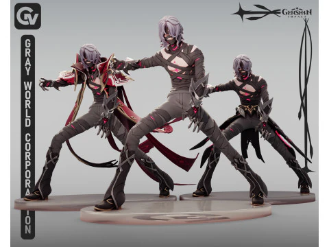 Rerir Genshin Impact 3D Print Model