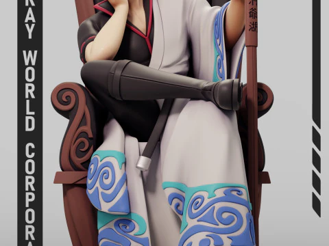 사카타 긴토키 3D 프린트 모델