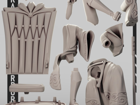 Гінтокі Саката Гінтама 3D Принт Модель