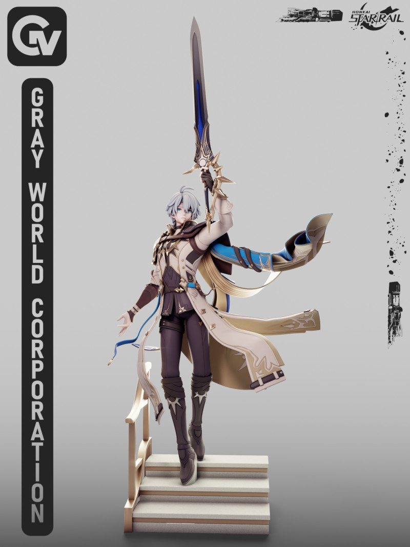 Szyna gwiaździsta Phainon Honkai Model do druku 3D .c4d .max .obj .3ds .fbx .stl .blend 