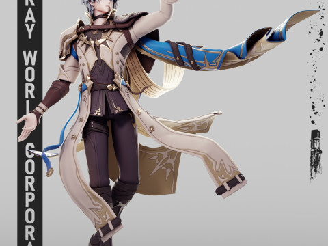 Szyna gwiaździsta Phainon Honkai Model do druku 3D