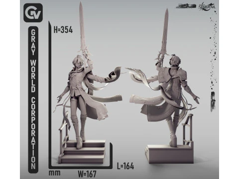 Phainon Honkai Star Rail 3D Print Model