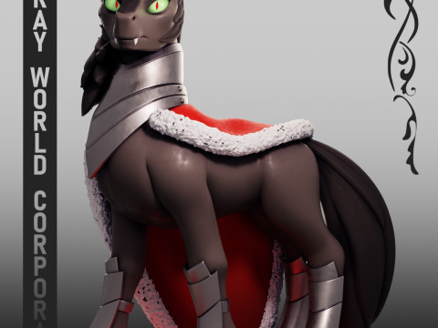 Rey Sombra Mi Pequeño Pony Modelo de impresión 3D