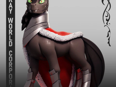 킹 솜브라 마이 리틀 포니 3D 프린트 모델