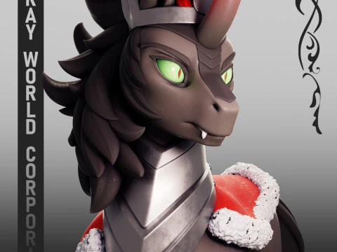 King Sombra My Little Pony 3D Print Model