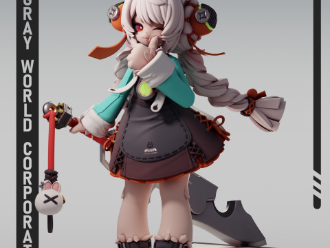 赵 1 无禅零区 3D 打印模型