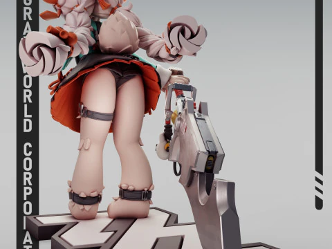 Zhao 1 Zenless Zone Zero 3D Print Model