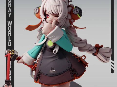 Zhao 1 Zenless Zone Zero 3D Print Model
