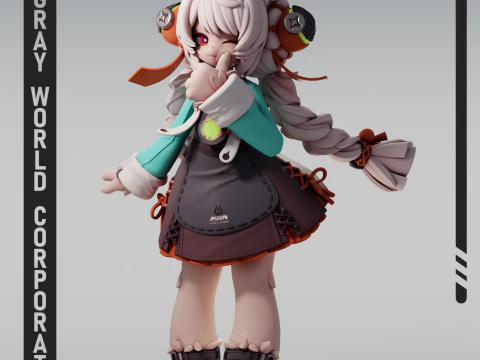 Zhao 1 Zenless Zone Zero 3D Print Model