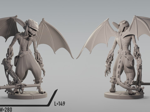 Ivy The Deadlock 3D Print Model