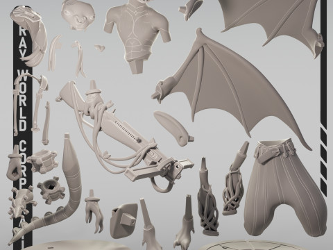 Ivy The Deadlock 3D Print Model