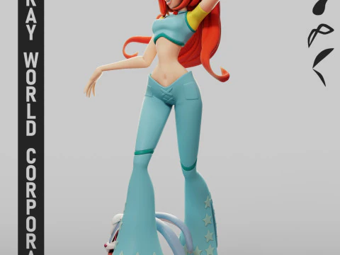 Bloom Winx Club 3D Print Model