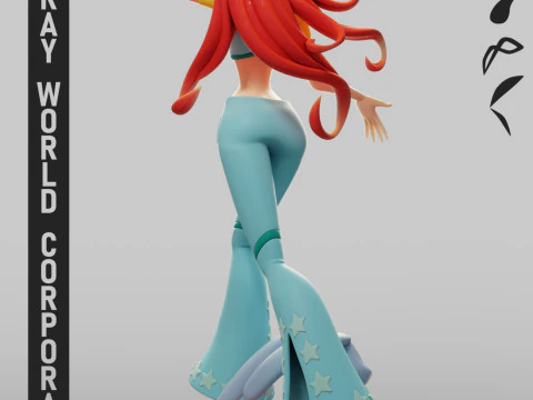 Bloom Winx Club 3D Print Model
